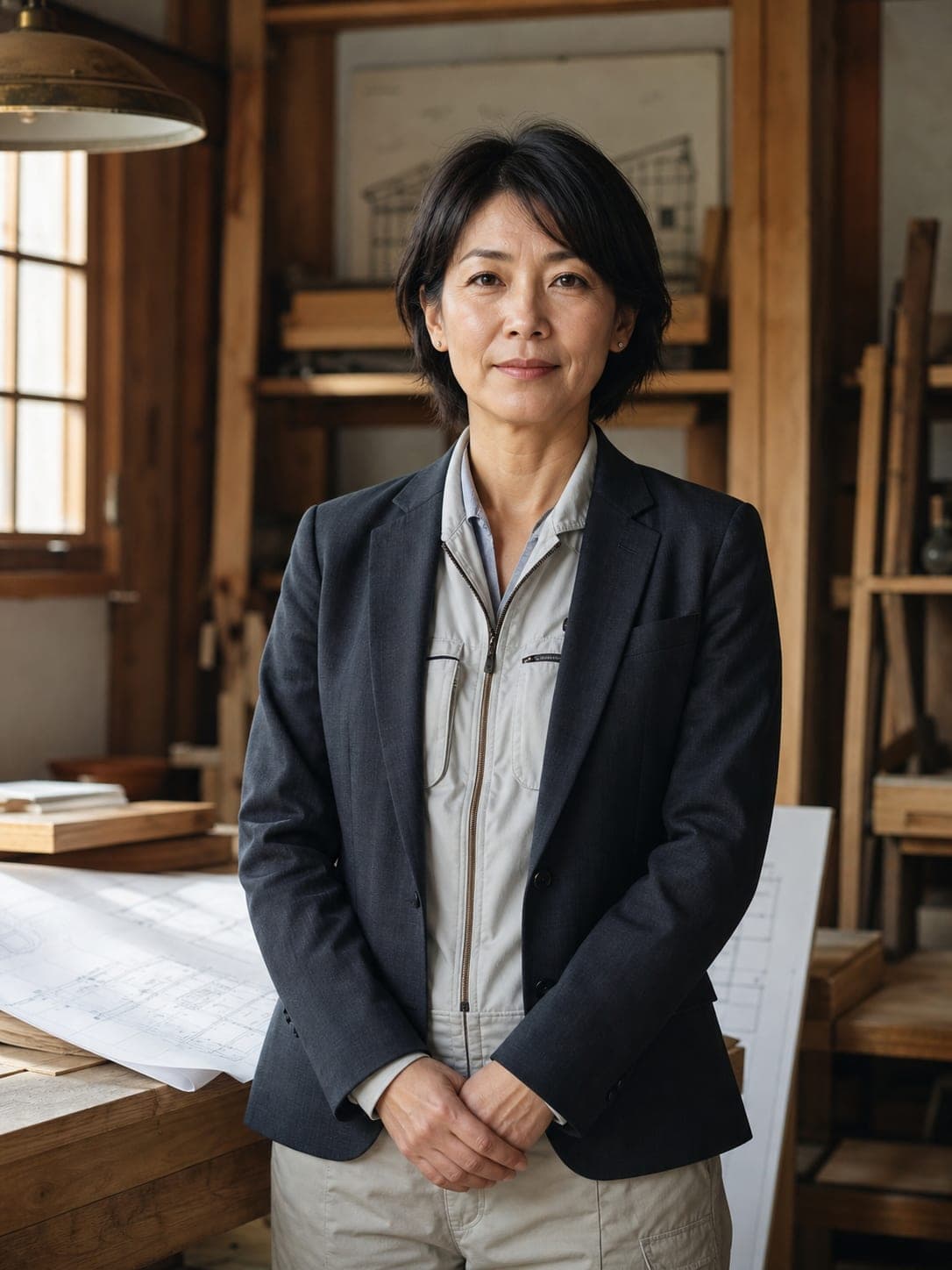 工務店経営者のポートレート