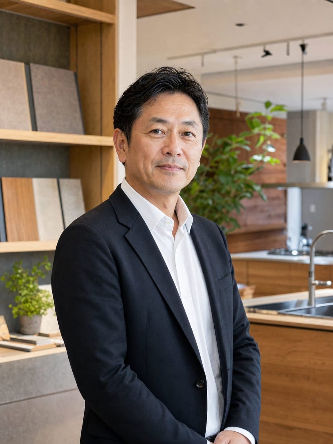 リフォーム会社経営者のポートレート